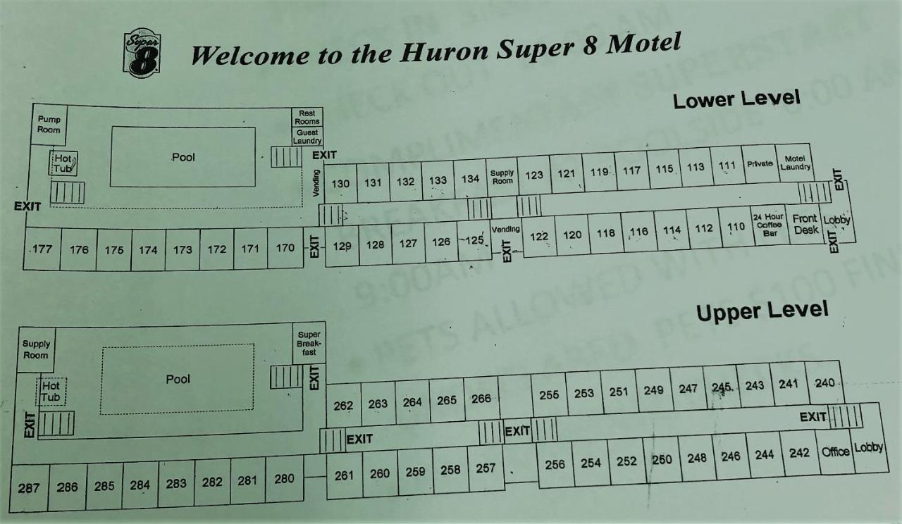 Super 8 By Wyndham Huron Exterior photo